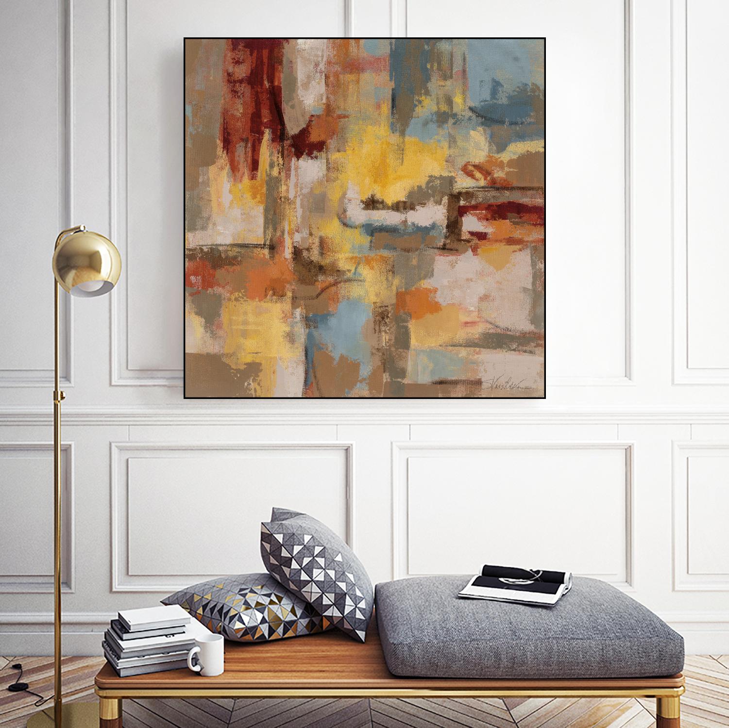 Sunday Afternoon by Silvia Vassileva on GIANT ART - red abstract