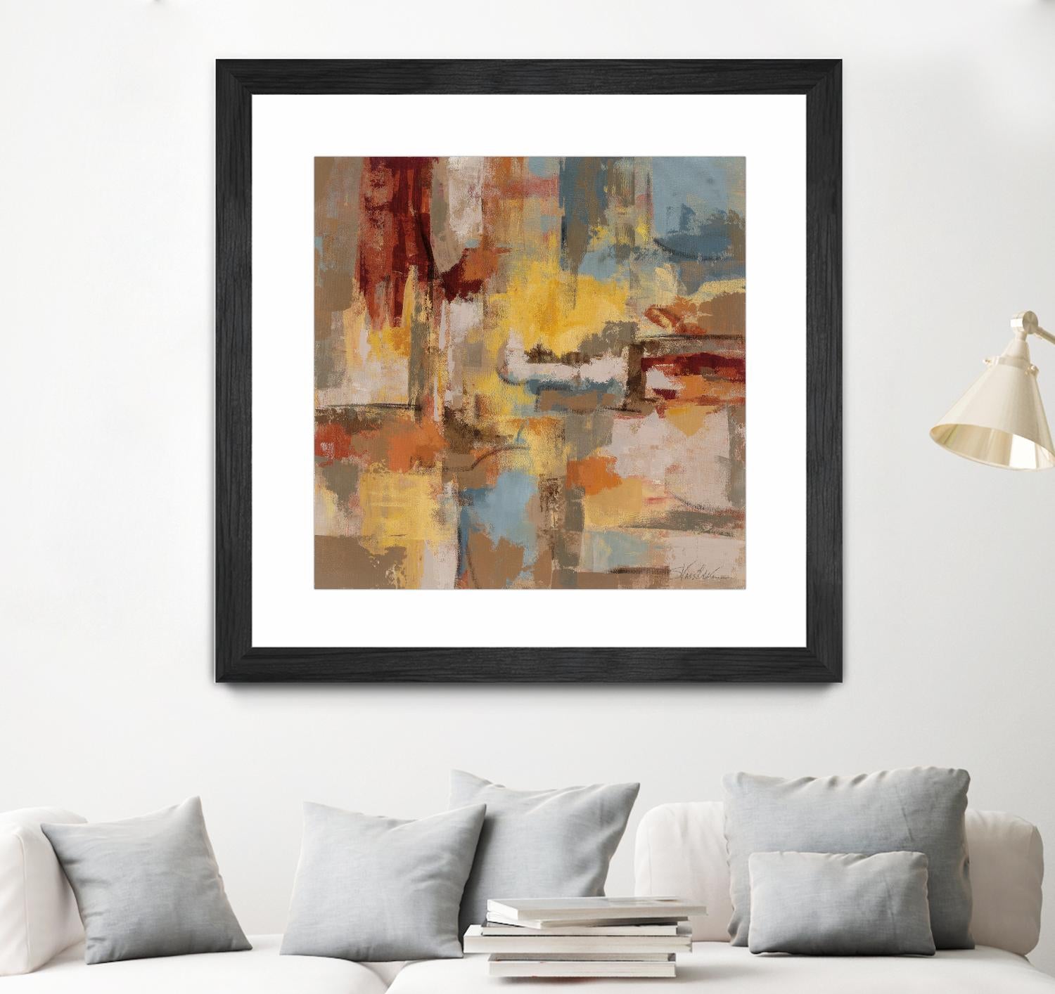 Sunday Afternoon by Silvia Vassileva on GIANT ART - red abstract