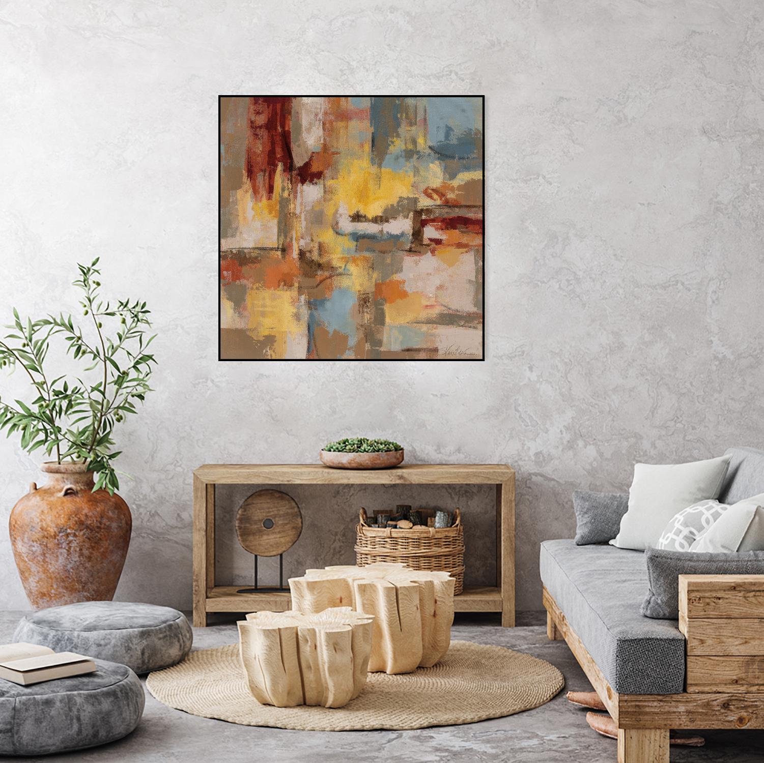 Sunday Afternoon by Silvia Vassileva on GIANT ART - red abstract