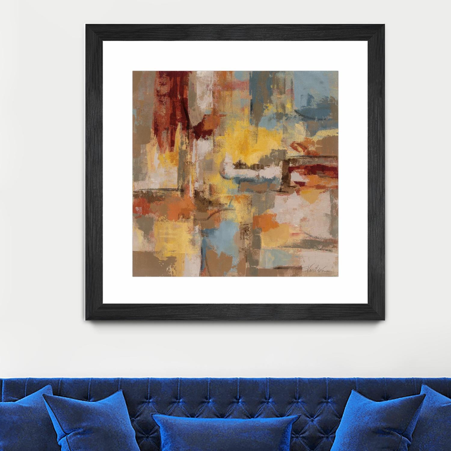 Sunday Afternoon by Silvia Vassileva on GIANT ART - red abstract