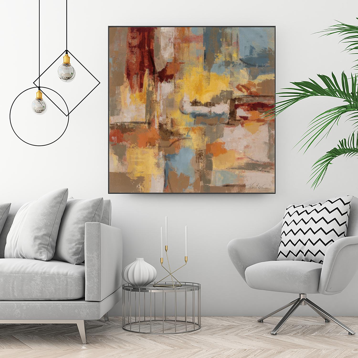 Sunday Afternoon by Silvia Vassileva on GIANT ART - red abstract