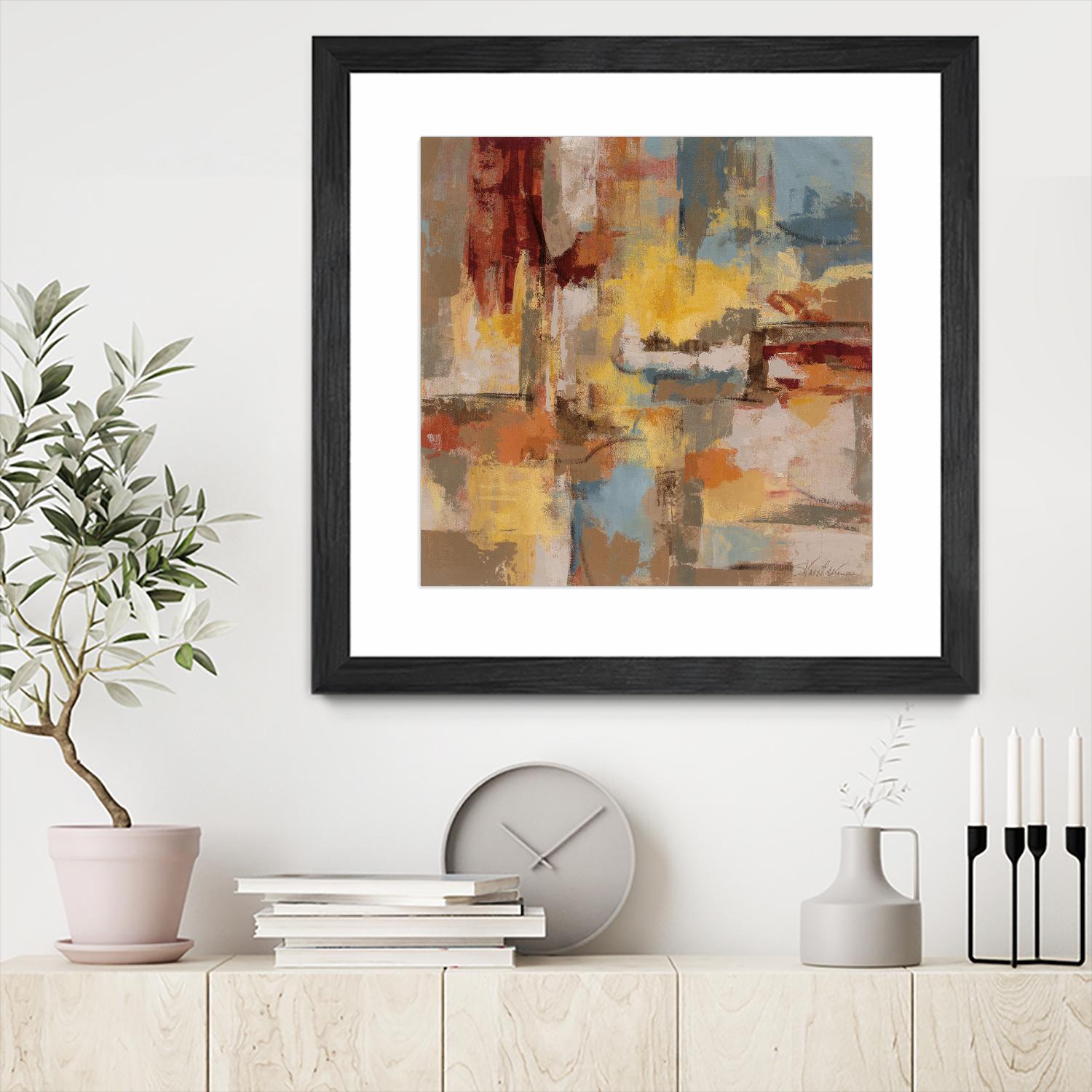 Sunday Afternoon by Silvia Vassileva on GIANT ART - red abstract