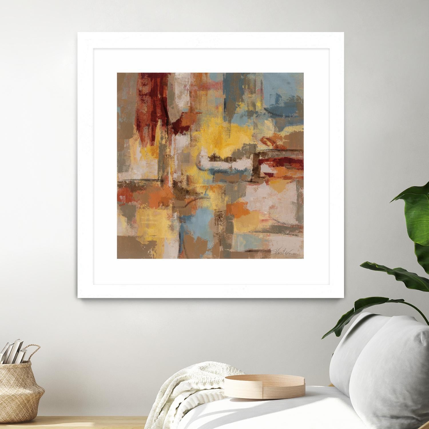 Sunday Afternoon by Silvia Vassileva on GIANT ART - red abstract