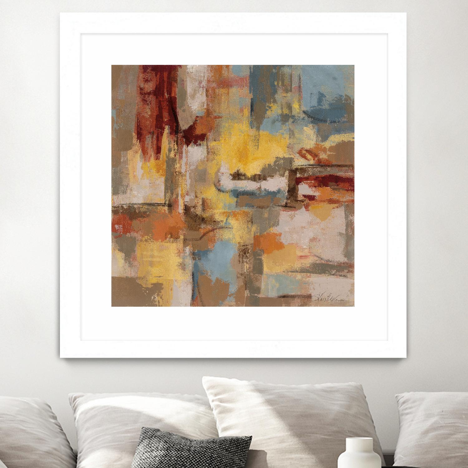 Sunday Afternoon by Silvia Vassileva on GIANT ART - red abstract