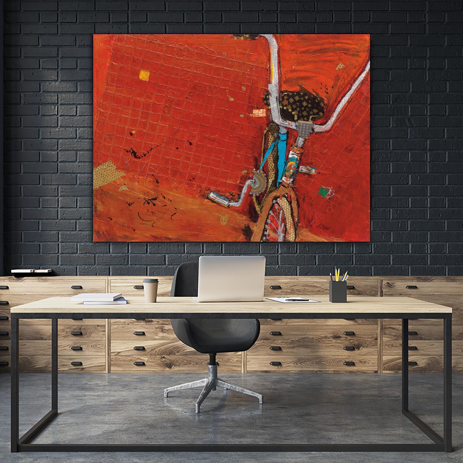 Perky T's by Kellie Day on GIANT ART - orange leisure