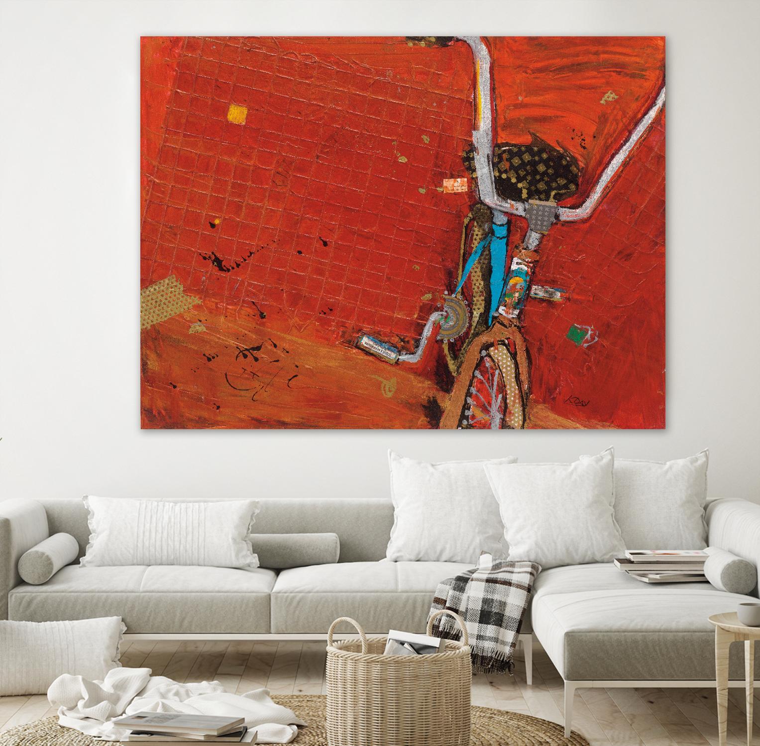 Perky T's by Kellie Day on GIANT ART - orange leisure