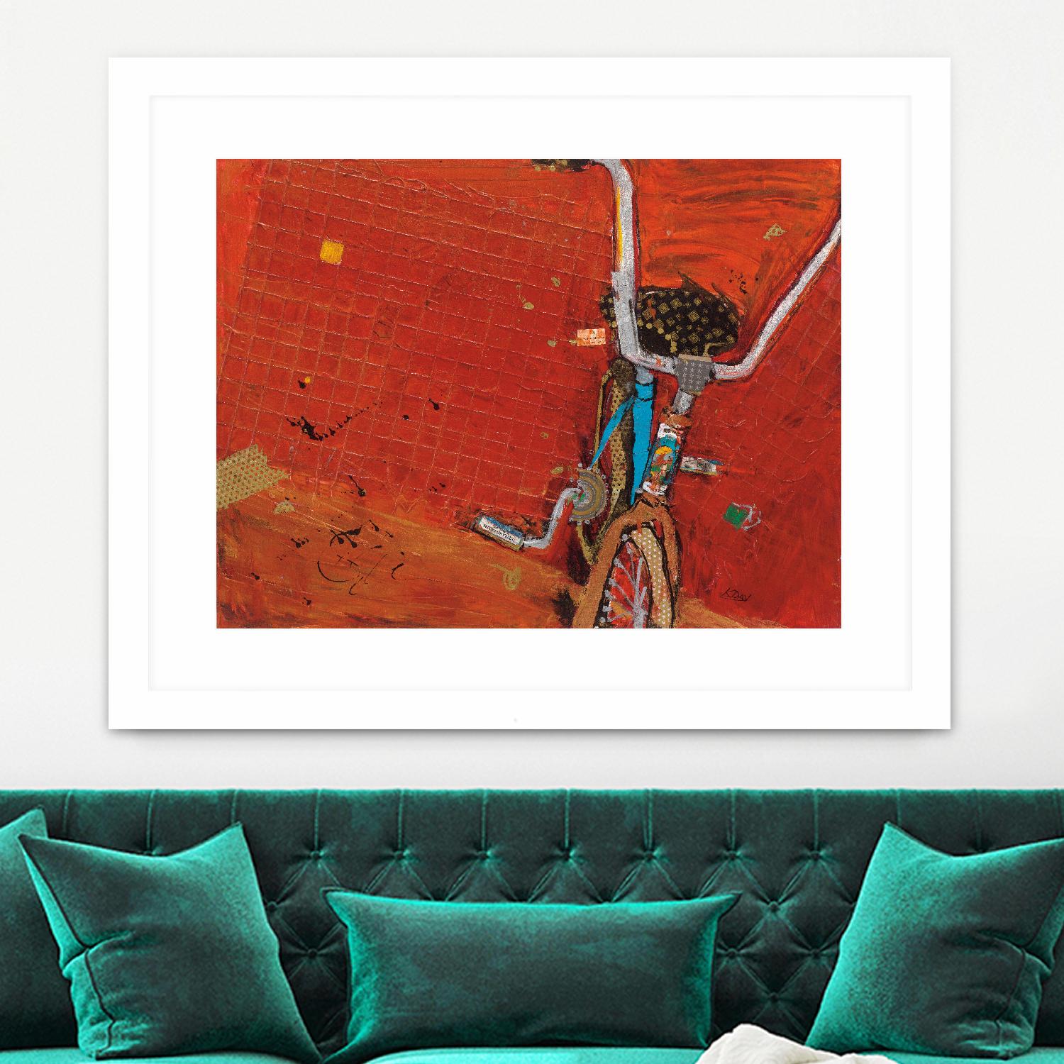 Perky T's by Kellie Day on GIANT ART - orange leisure