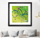 Yes by Kellie Day on GIANT ART - blue leisure