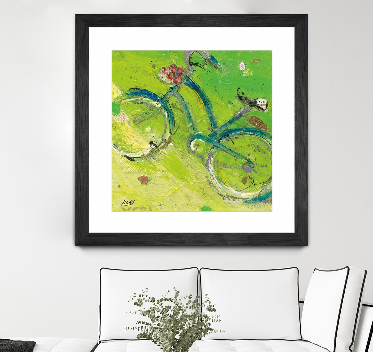 Yes by Kellie Day on GIANT ART - blue leisure