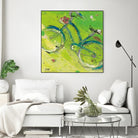 Yes by Kellie Day on GIANT ART - blue leisure