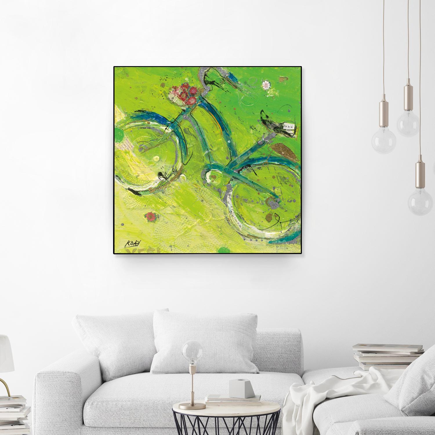 Yes by Kellie Day on GIANT ART - blue leisure