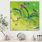 Yes by Kellie Day on GIANT ART - blue leisure