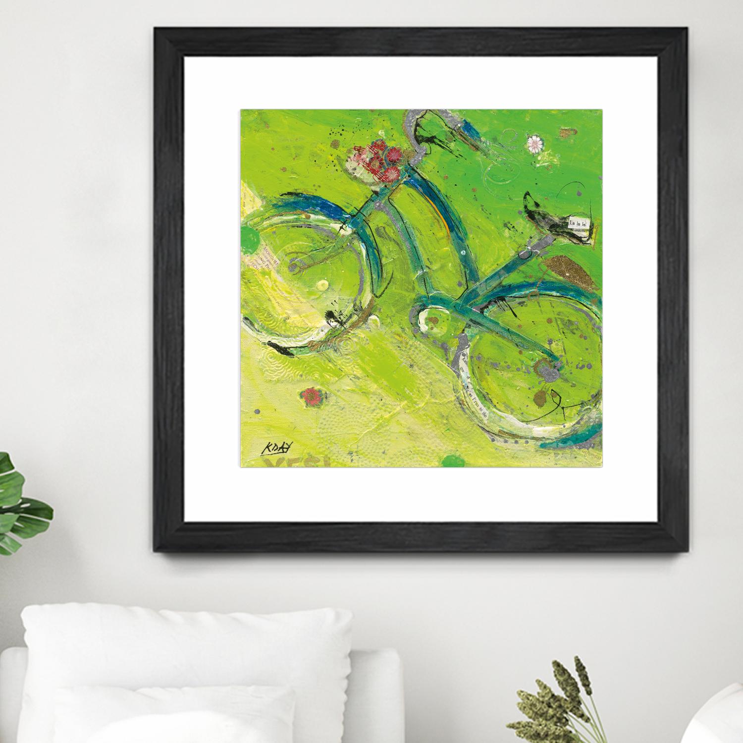 Yes by Kellie Day on GIANT ART - blue leisure