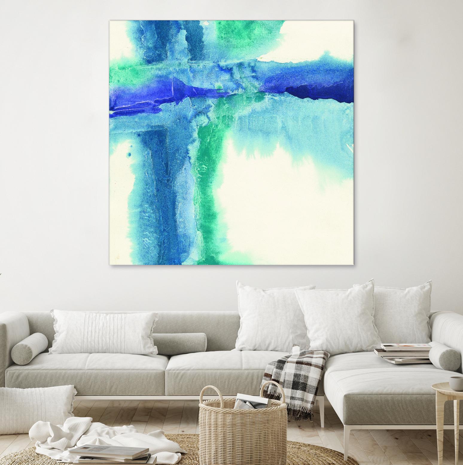 Jewel Tones I by Chris Paschke on GIANT ART - white abstract