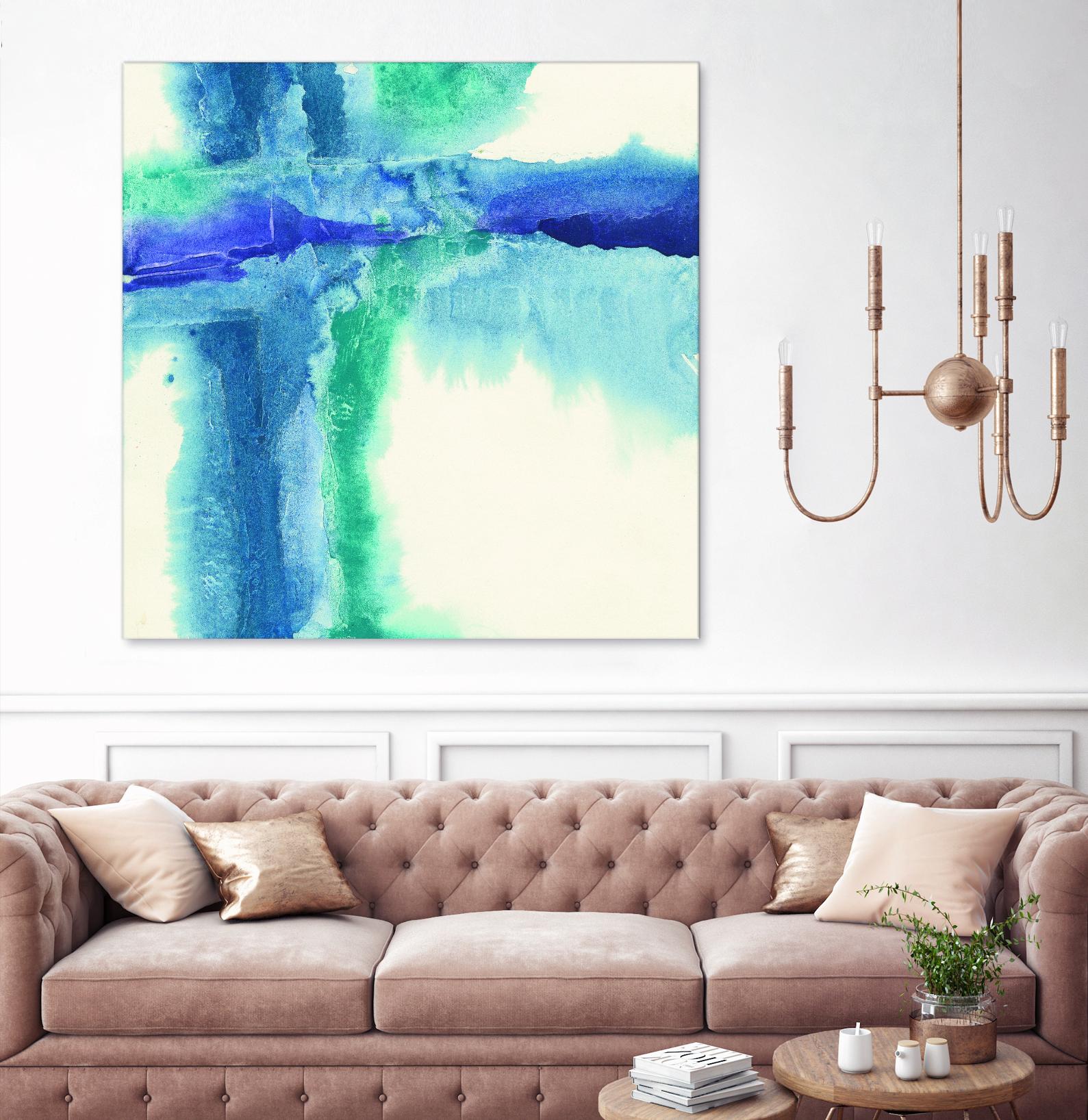 Jewel Tones I by Chris Paschke on GIANT ART - white abstract