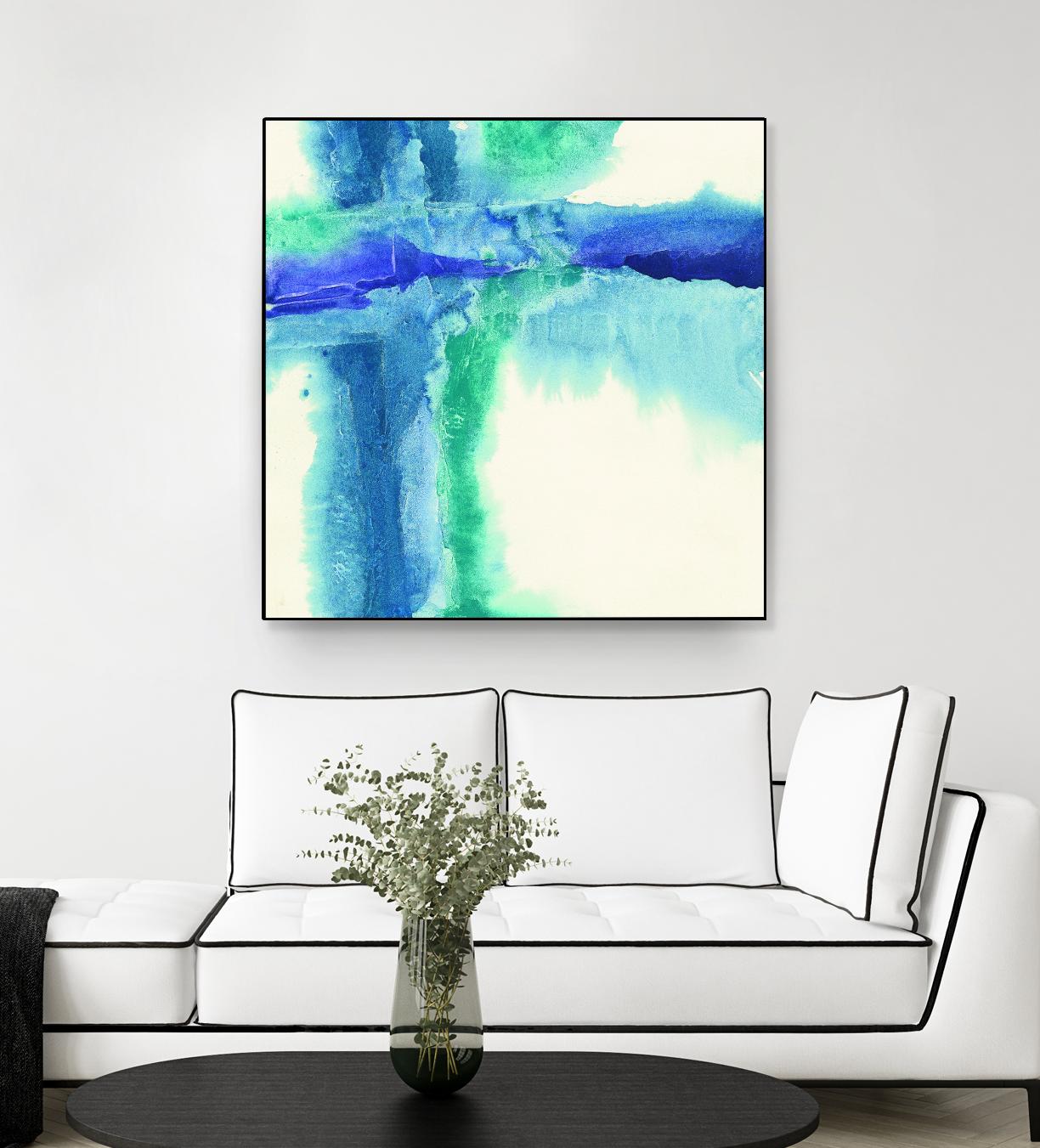 Jewel Tones I by Chris Paschke on GIANT ART - white abstract