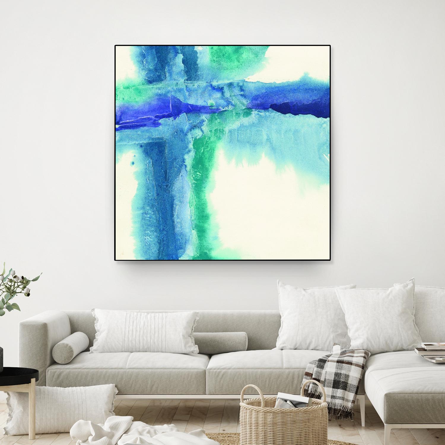 Jewel Tones I by Chris Paschke on GIANT ART - white abstract