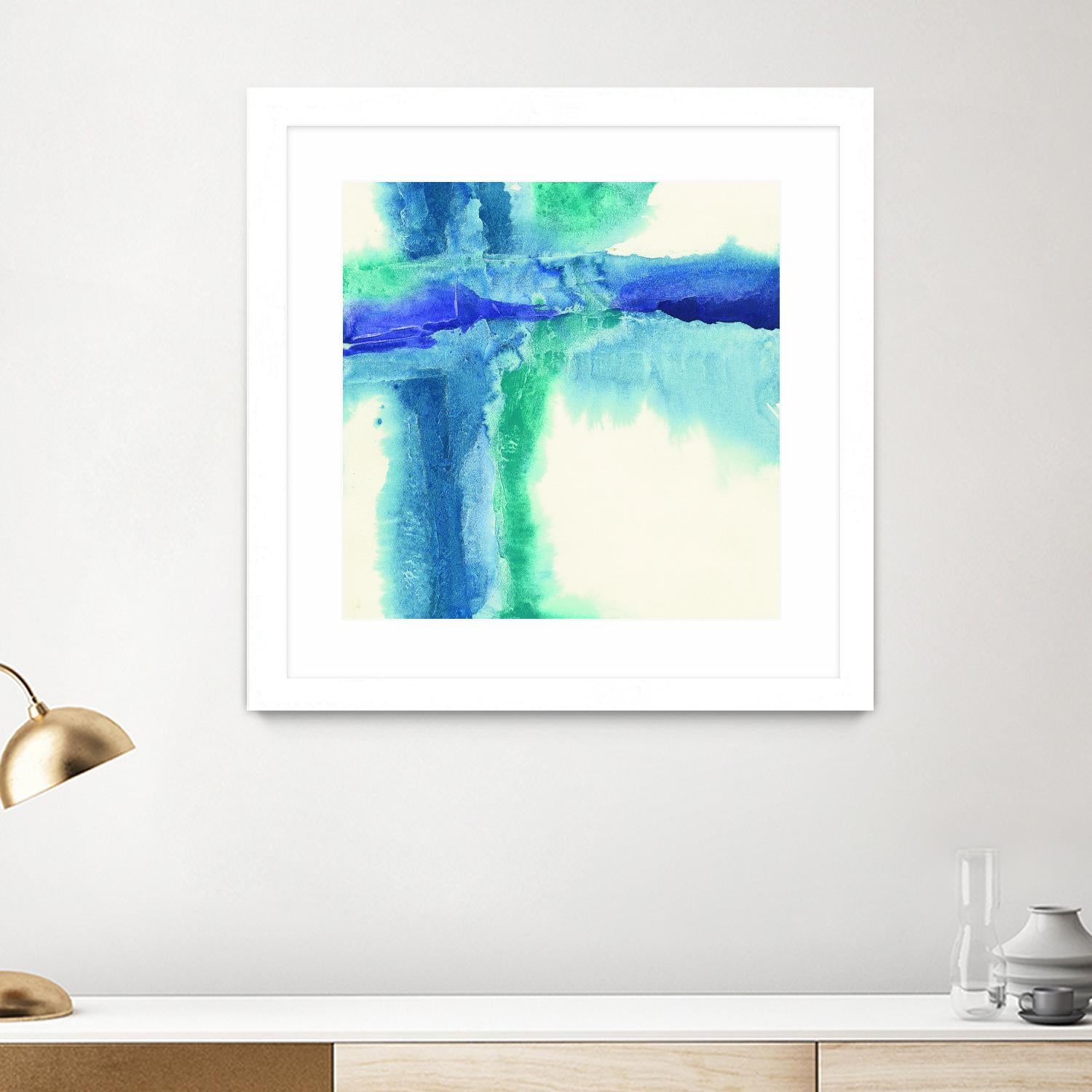 Jewel Tones I by Chris Paschke on GIANT ART - white abstract