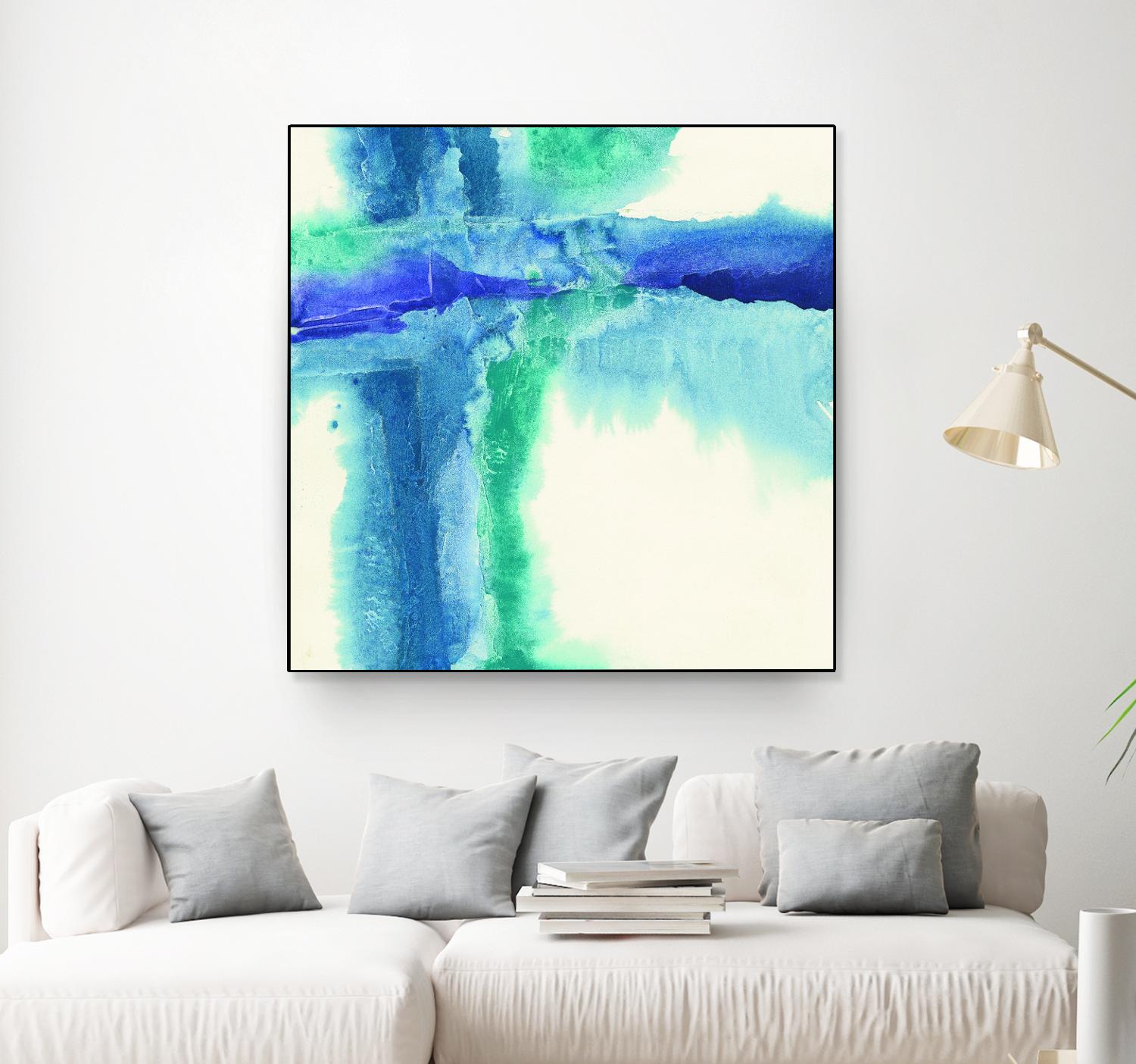 Jewel Tones I by Chris Paschke on GIANT ART - white abstract