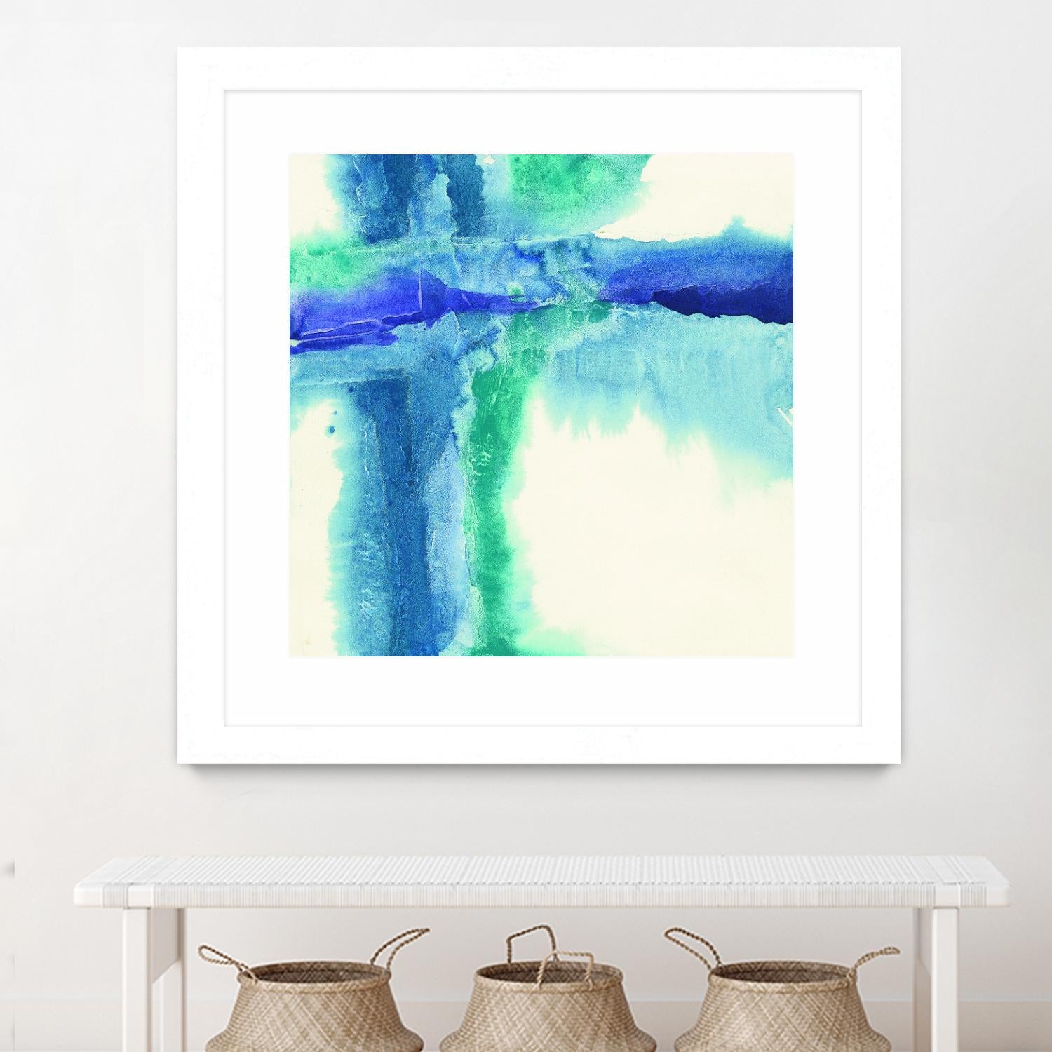 Jewel Tones I by Chris Paschke on GIANT ART - white abstract