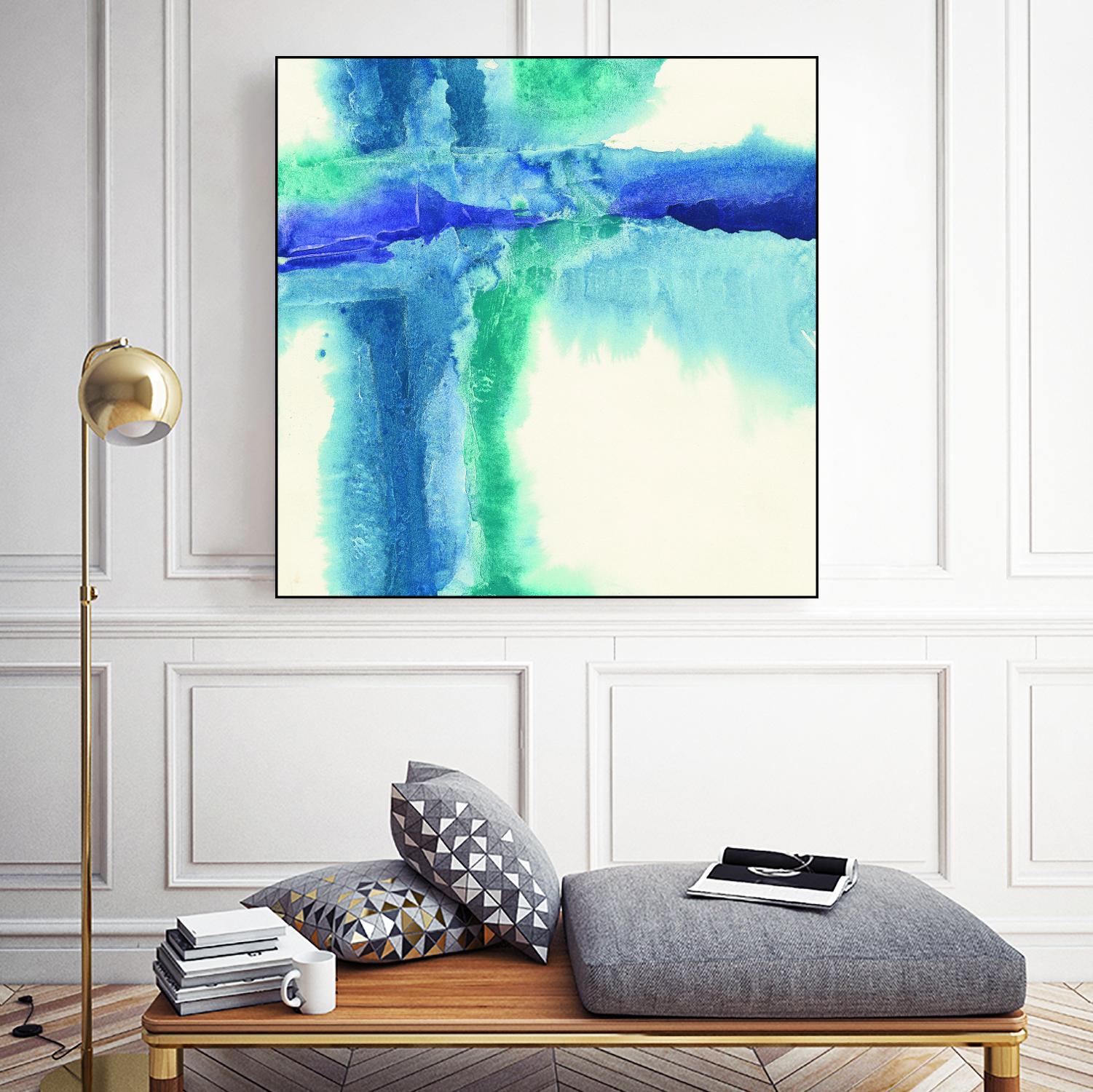 Jewel Tones I by Chris Paschke on GIANT ART - white abstract