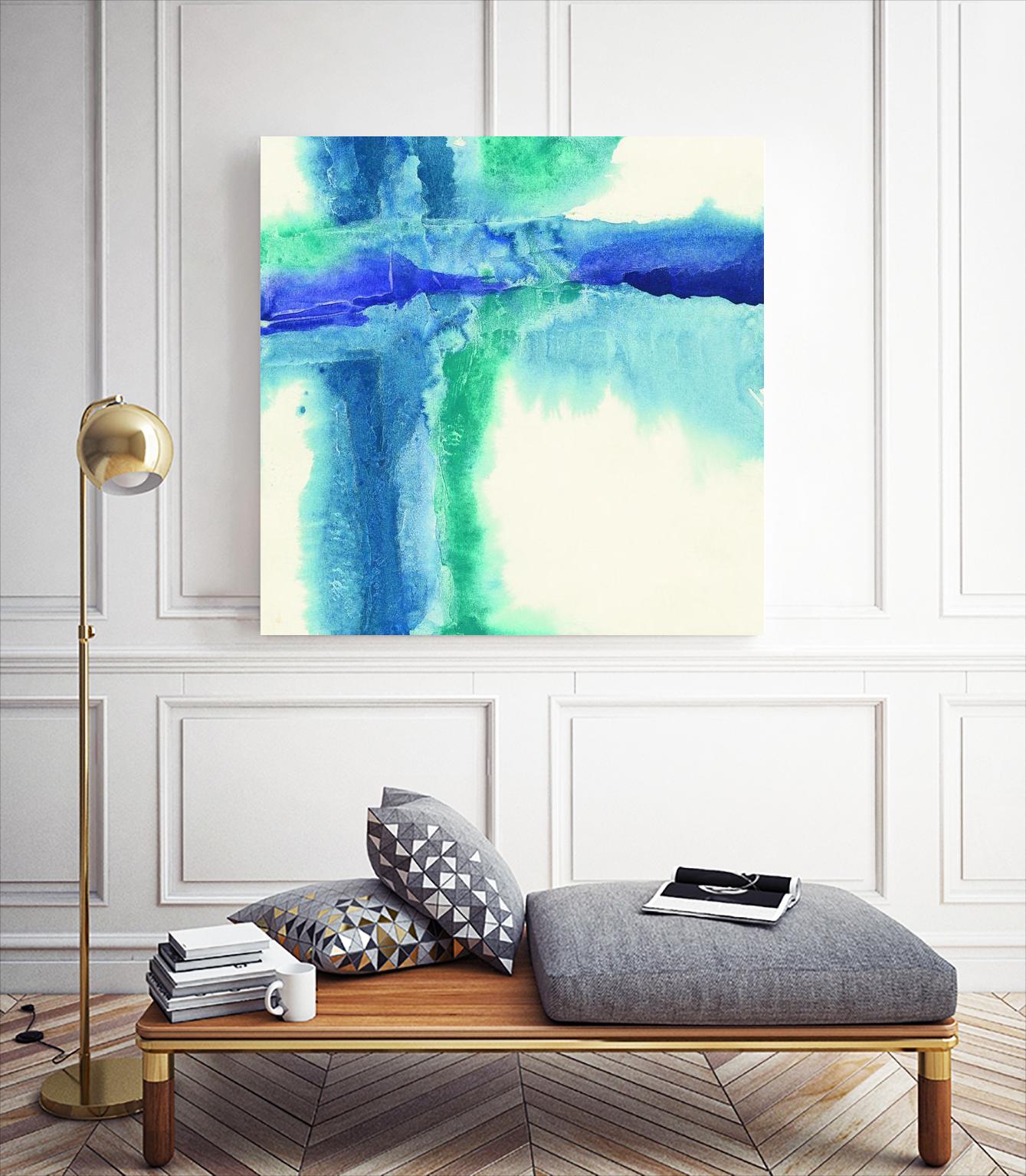 Jewel Tones I by Chris Paschke on GIANT ART - white abstract