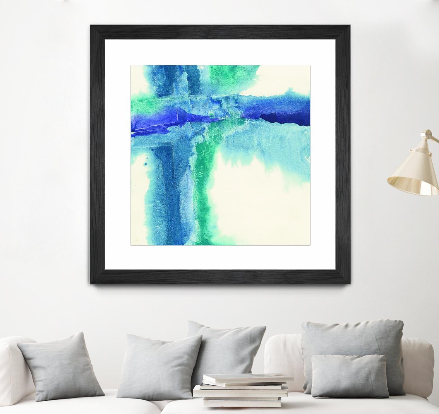 Jewel Tones I by Chris Paschke on GIANT ART - white abstract