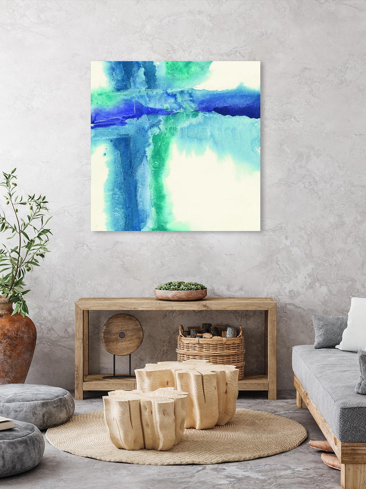 Jewel Tones I by Chris Paschke on GIANT ART - white abstract