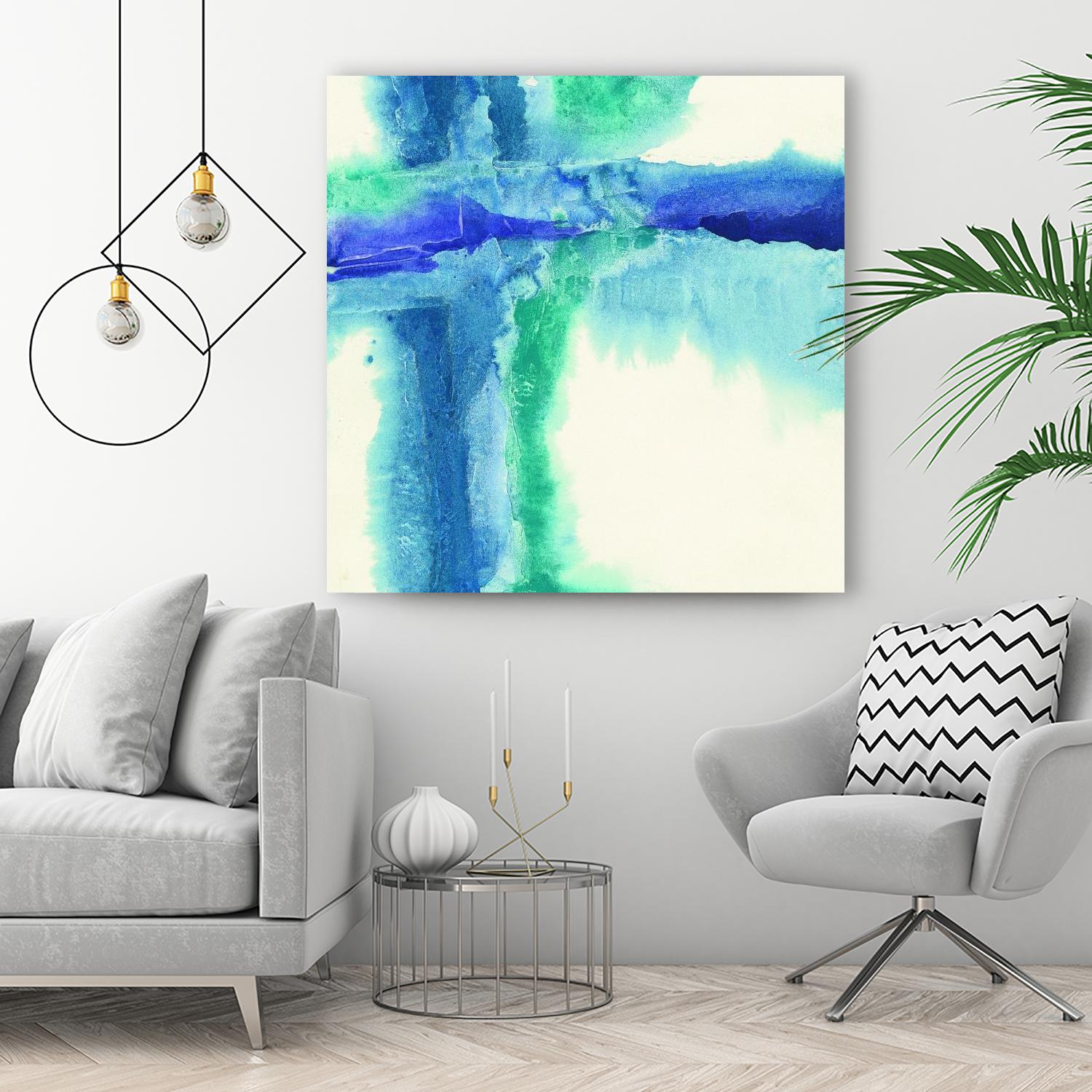 Jewel Tones I by Chris Paschke on GIANT ART - white abstract