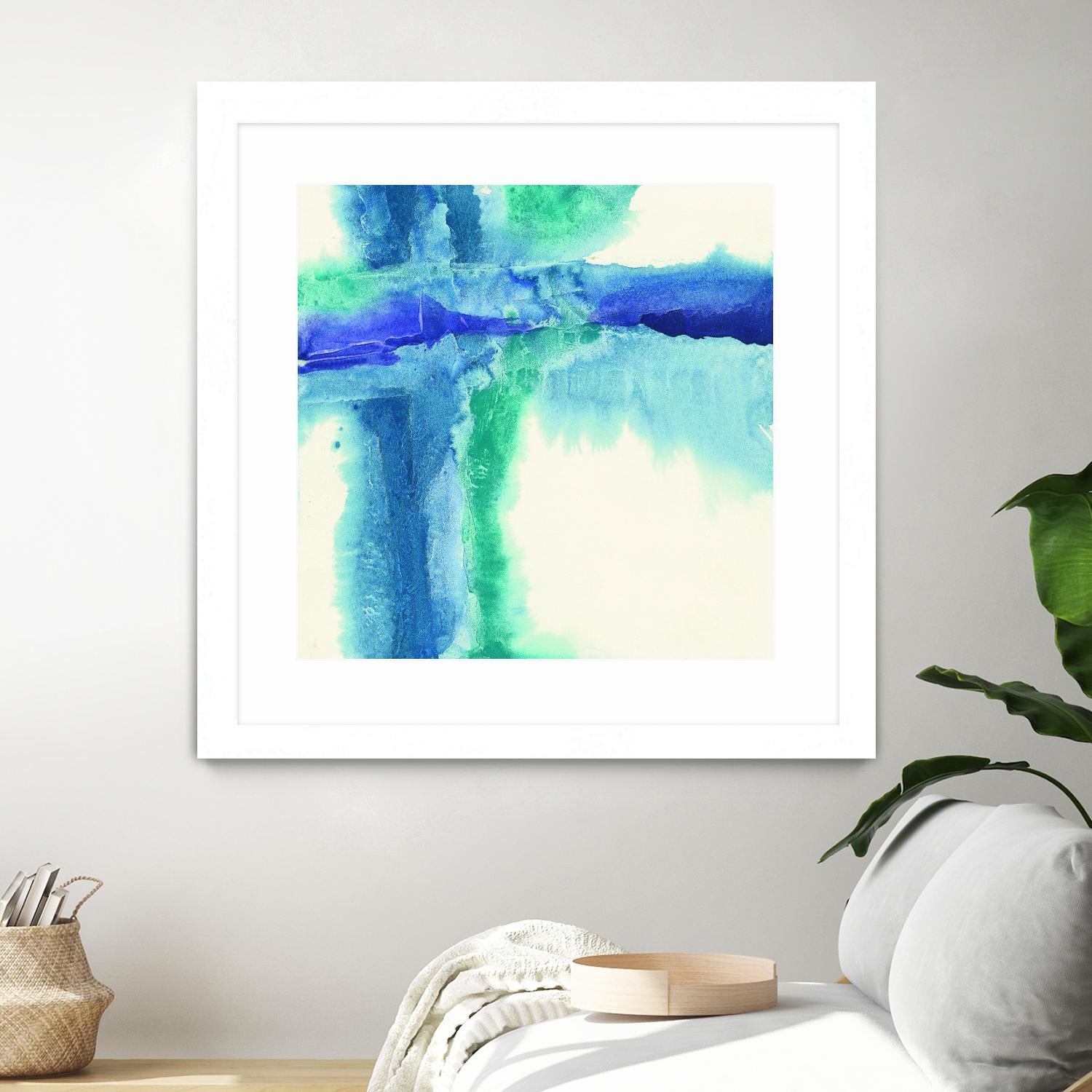 Jewel Tones I by Chris Paschke on GIANT ART - white abstract