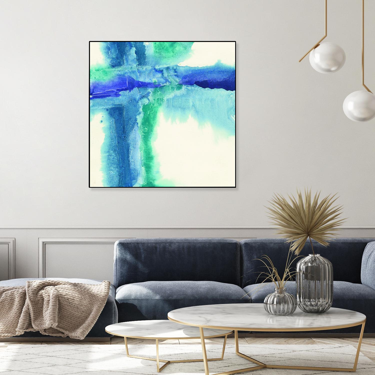 Jewel Tones I by Chris Paschke on GIANT ART - white abstract