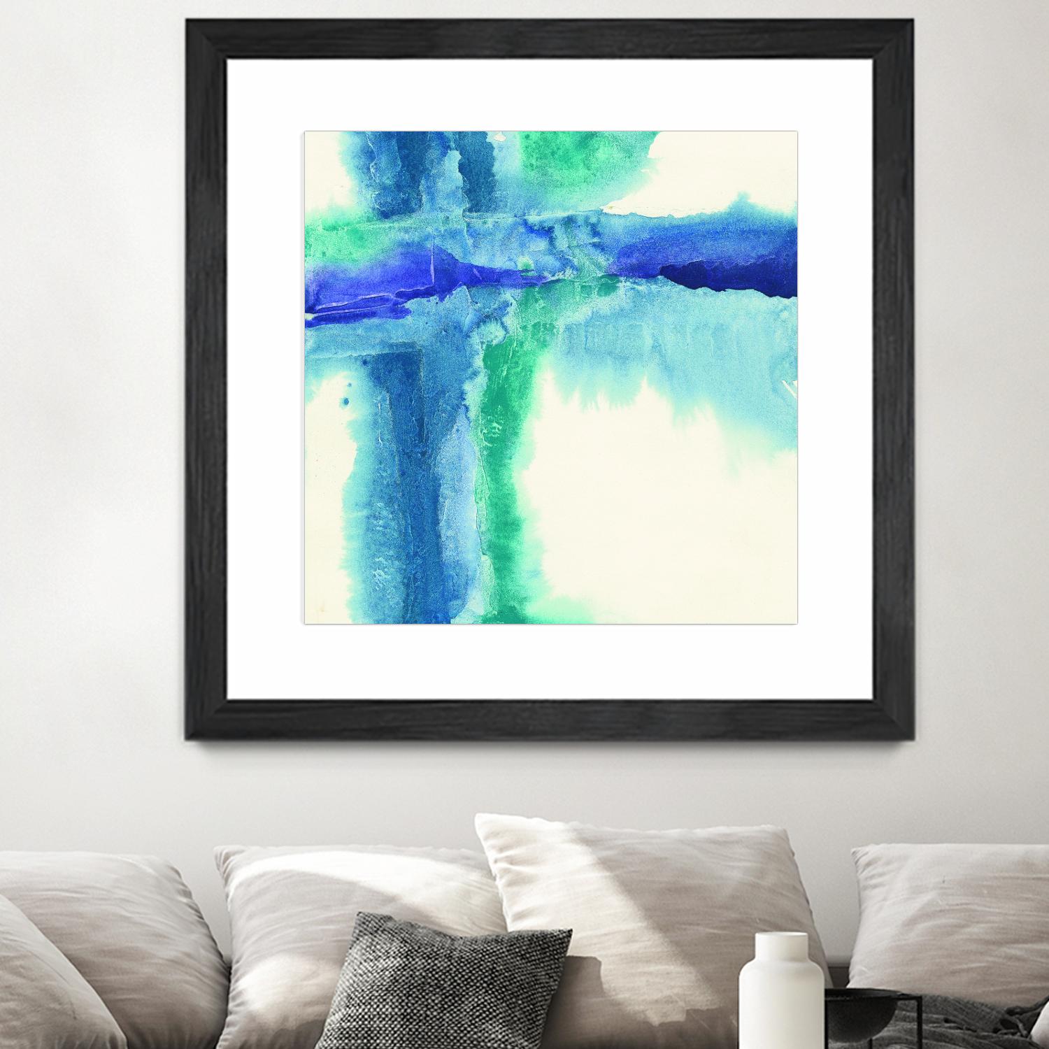 Jewel Tones I by Chris Paschke on GIANT ART - white abstract