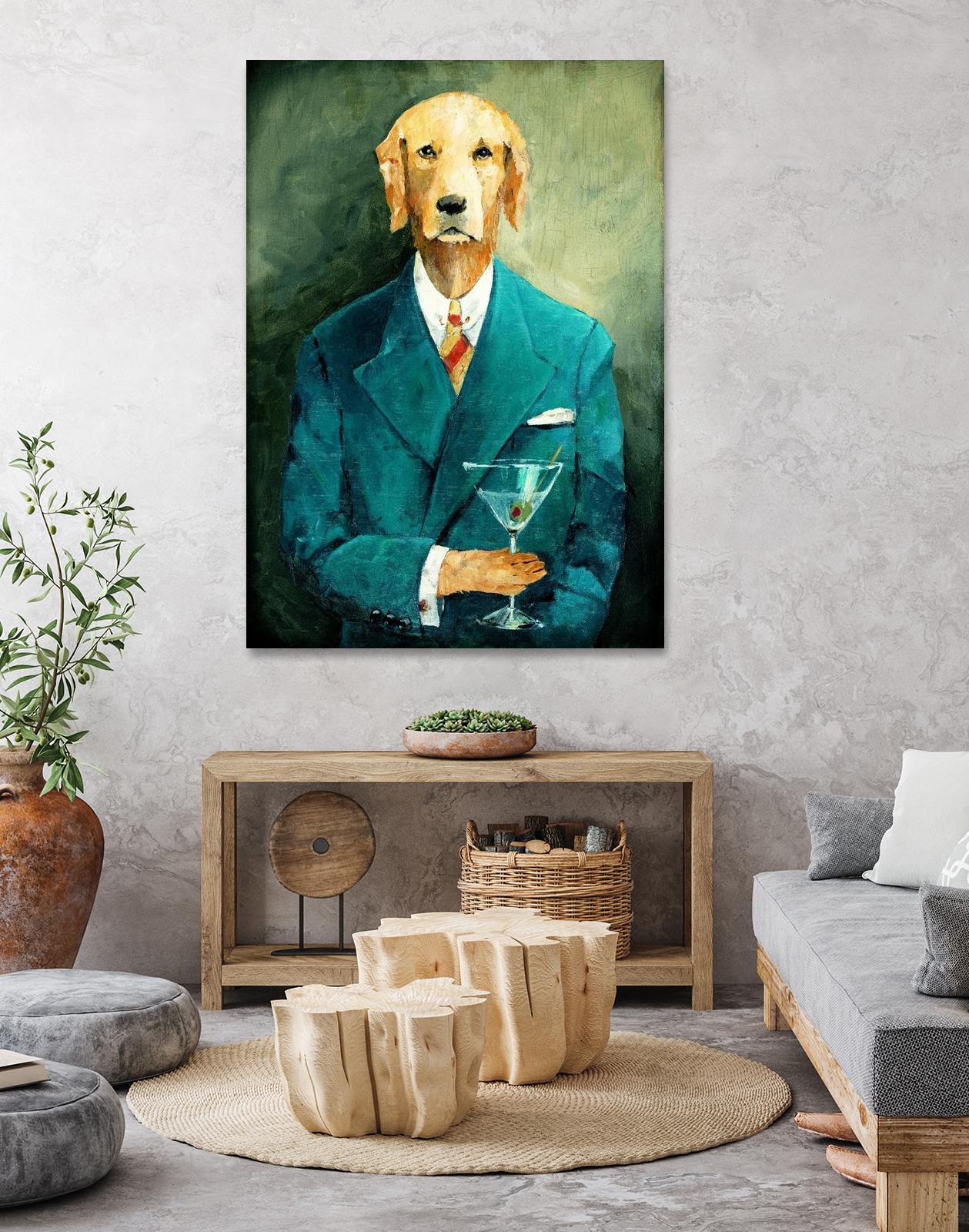 John Steinbark by Avery Tillmon on GIANT ART - grey animals