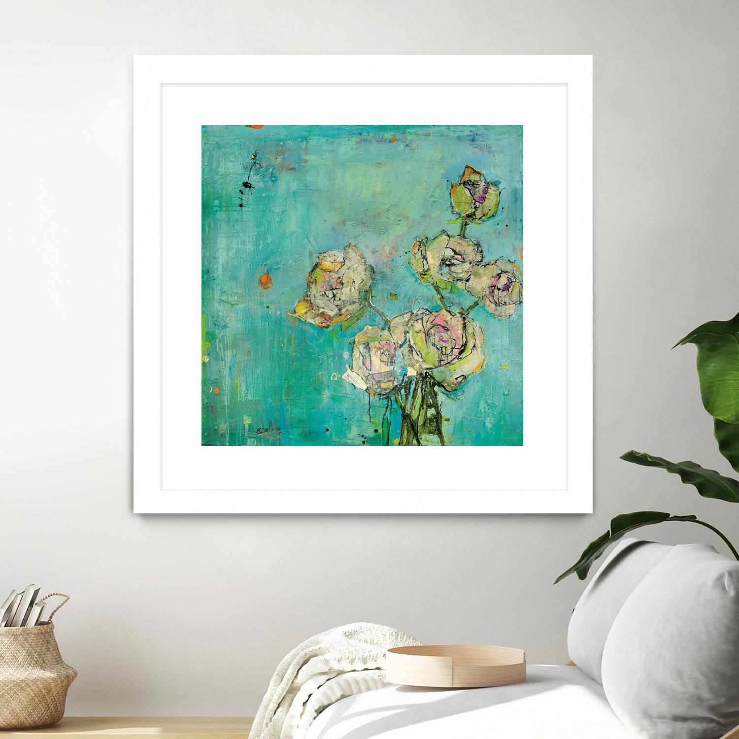 Effulgence by Kellie Day on GIANT ART - beige floral