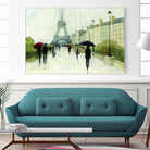 Eiffel in the Rain Marsala Umbrella by Avery Tillmon on GIANT ART - green everyday life