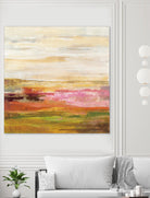 Fields in May II by Silvia Vassileva on GIANT ART - green abstract