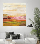 Fields in May II by Silvia Vassileva on GIANT ART - green abstract