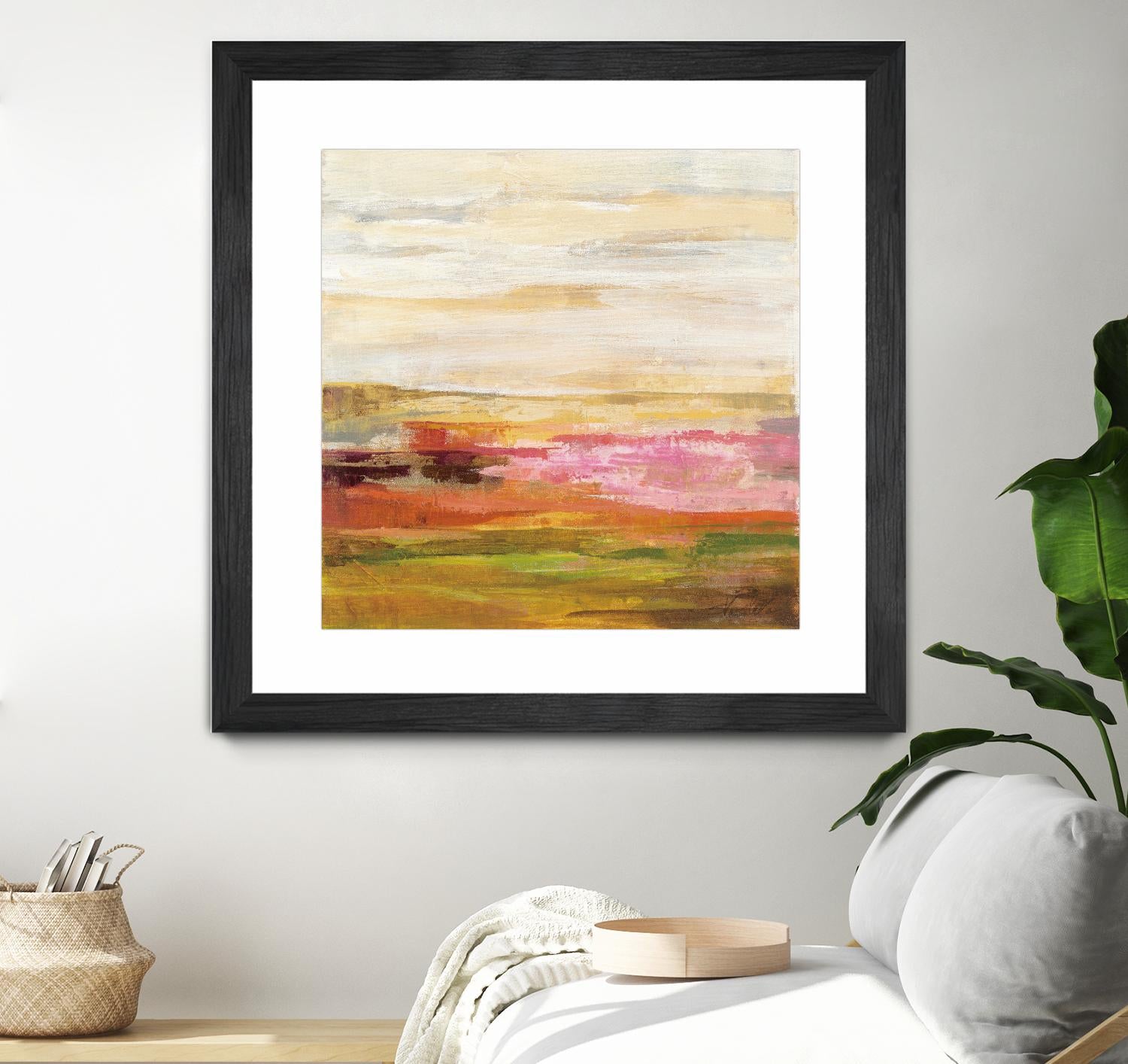 Fields in May II by Silvia Vassileva on GIANT ART - green abstract