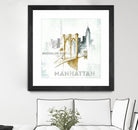 Brooklyn Bridge by Avery Tillmon on GIANT ART - grey city scene