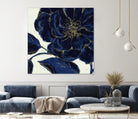 Indigo Garden II by Daphne Brissonnet on GIANT ART - beige floral