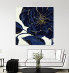 Indigo Garden II by Daphne Brissonnet on GIANT ART - beige floral