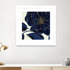 Indigo Garden II by Daphne Brissonnet on GIANT ART - beige floral