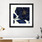 Indigo Garden II by Daphne Brissonnet on GIANT ART - beige floral