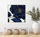 Indigo Garden II by Daphne Brissonnet on GIANT ART - beige floral