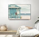 Beach Cruiser I by James Wiens on GIANT ART - beige nautical