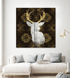 Precious Antlers II by Wellington Studio on GIANT ART - beige country look