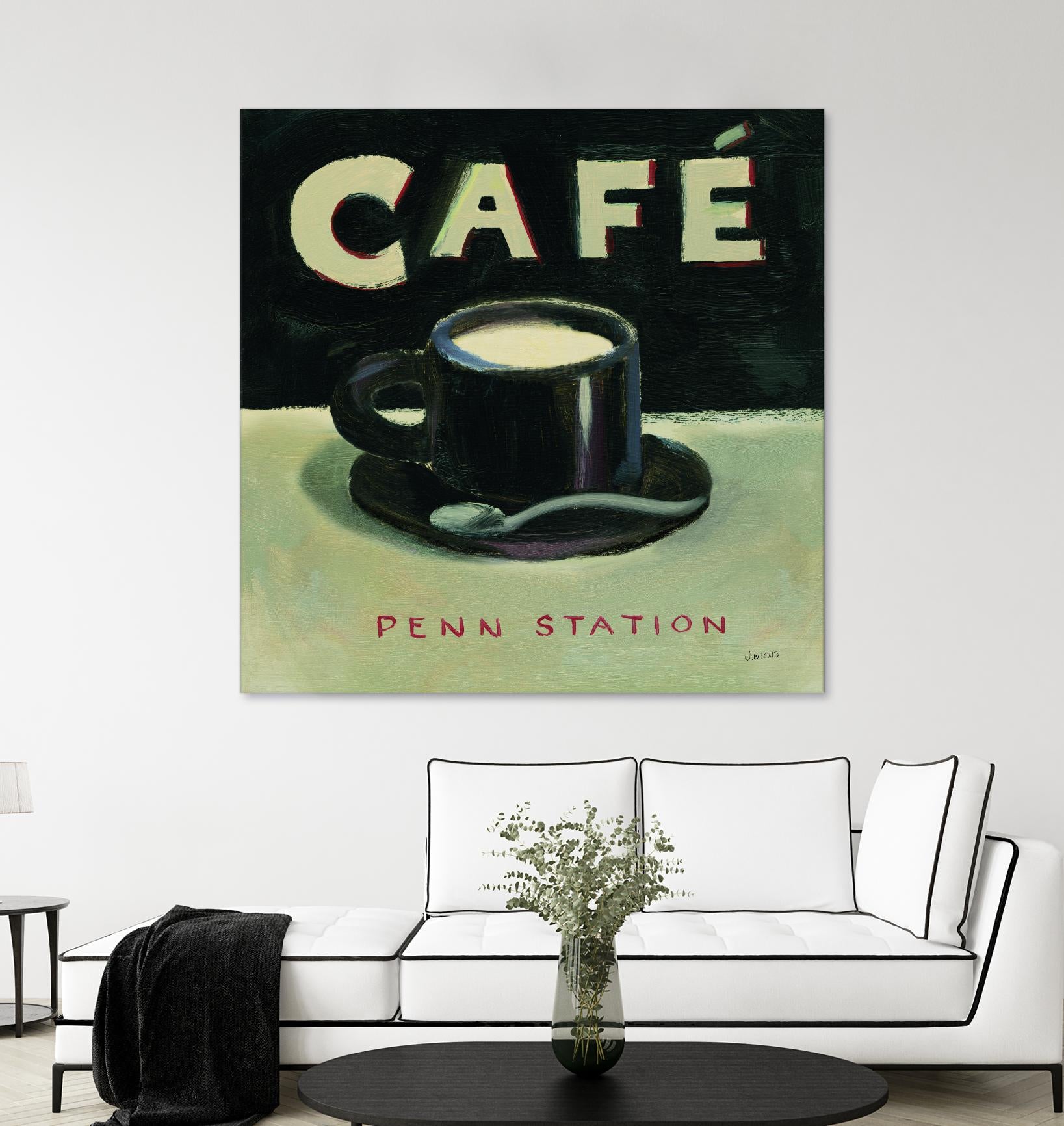 Coffee Spot I by James Wiens on GIANT ART - beige fruit-food-drink