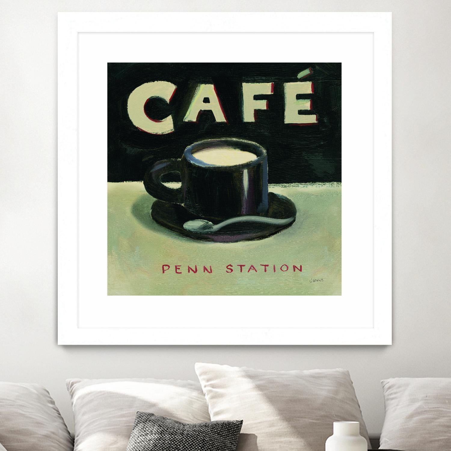 Coffee Spot I by James Wiens on GIANT ART - beige fruit-food-drink