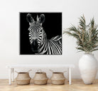 Zebra II by Debra Van Swearingen on GIANT ART - white animals