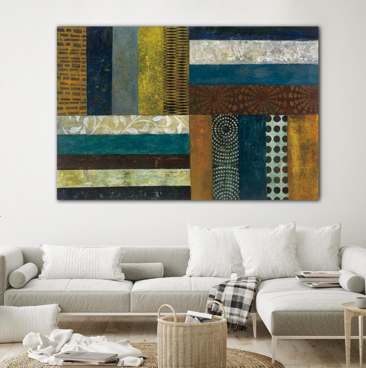 Juxtapose II by Cheryl Warrick on GIANT ART - orange abstract